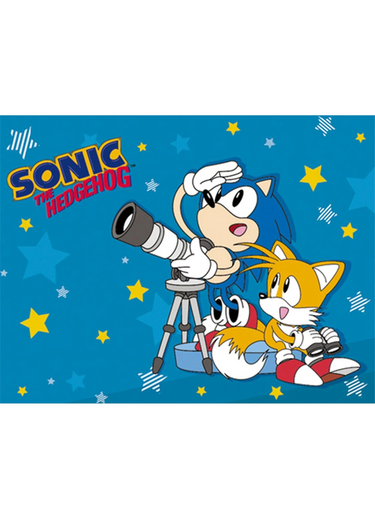 Sonic The Hedgehog - Sonic The Hedgehog & Miles "Tails" Prower Sublimation Throw Blanket
