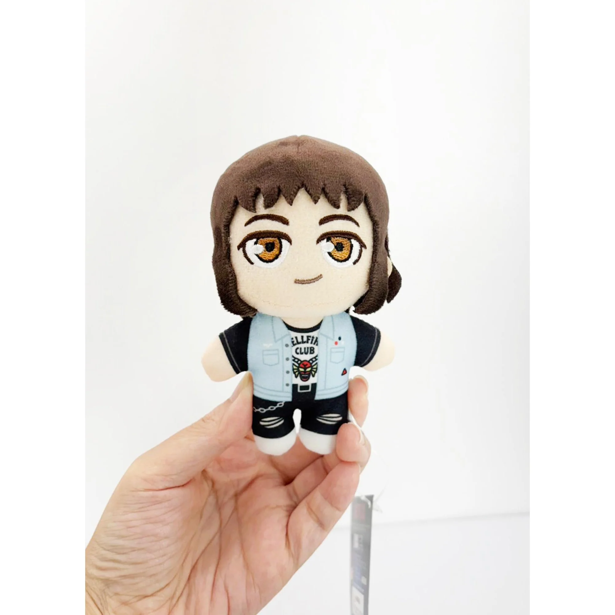 Stranger Things Season 4 - Eddie Munson Mini Plush w/ Spring Clip 4.5" H - Image 3