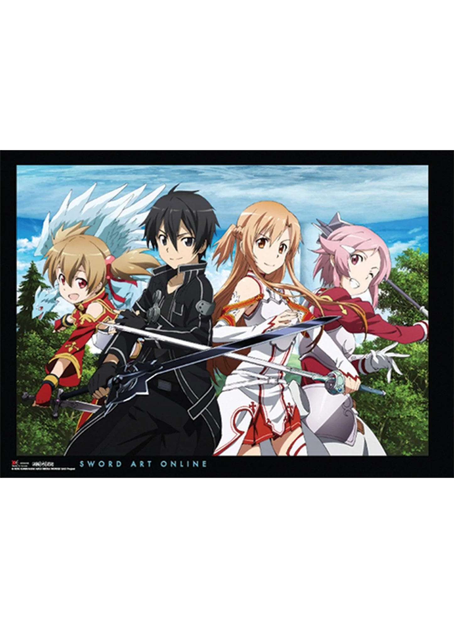 Sword Art Online - Group Wall Scroll