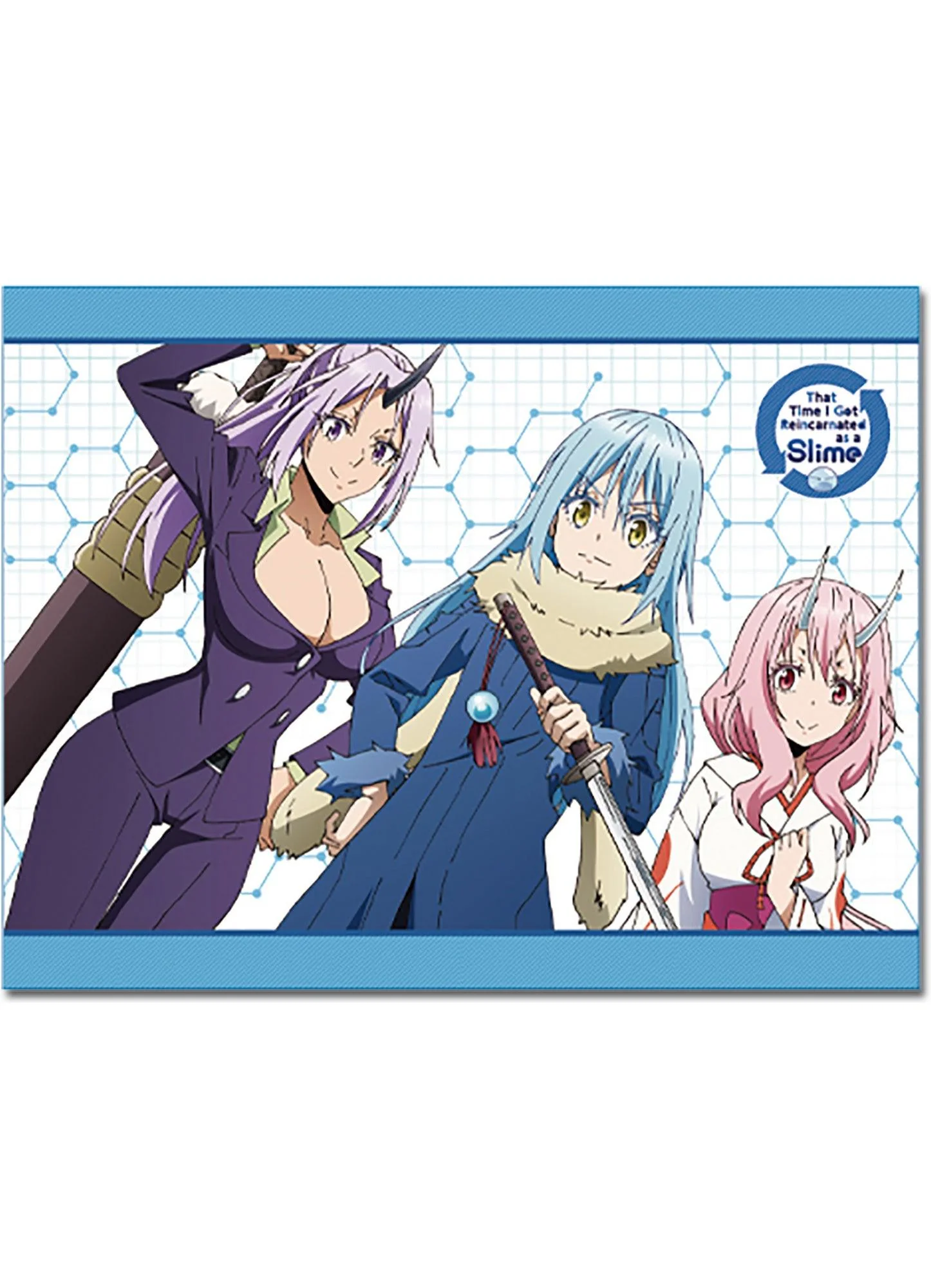 That Time I Got Reincarnated As A Slime - Rimuru Tempest & Shion & Shuna Sublimation Throw Blanket
