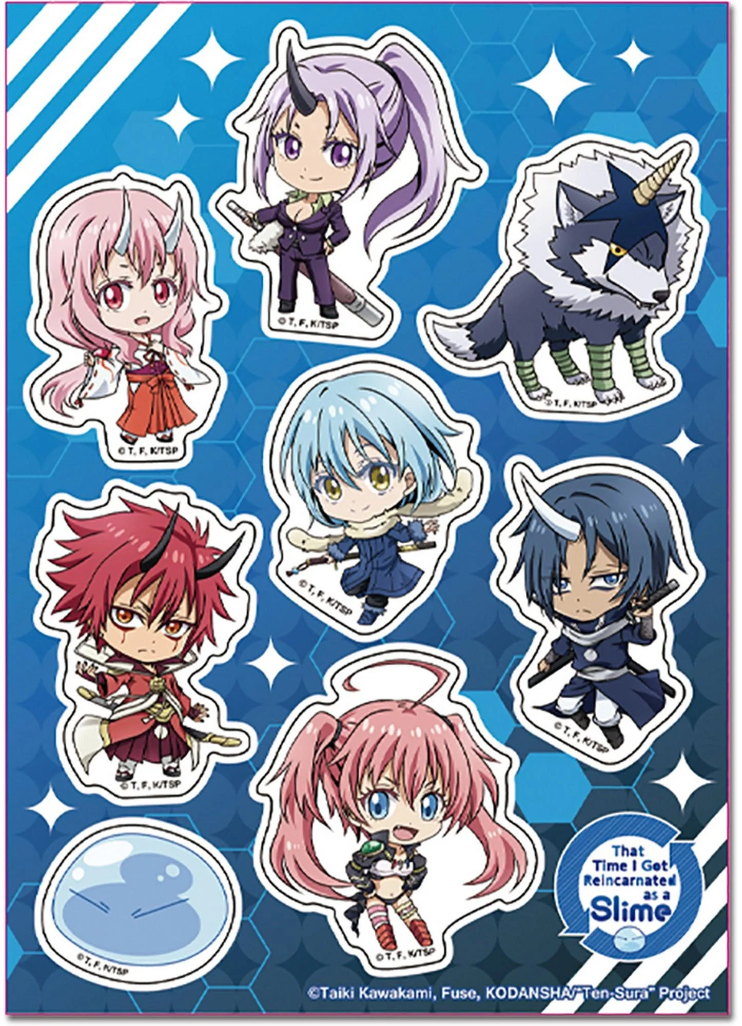 That Time I Got Reincarnated As A Slime - SD1 Sticker Set 5"X7"