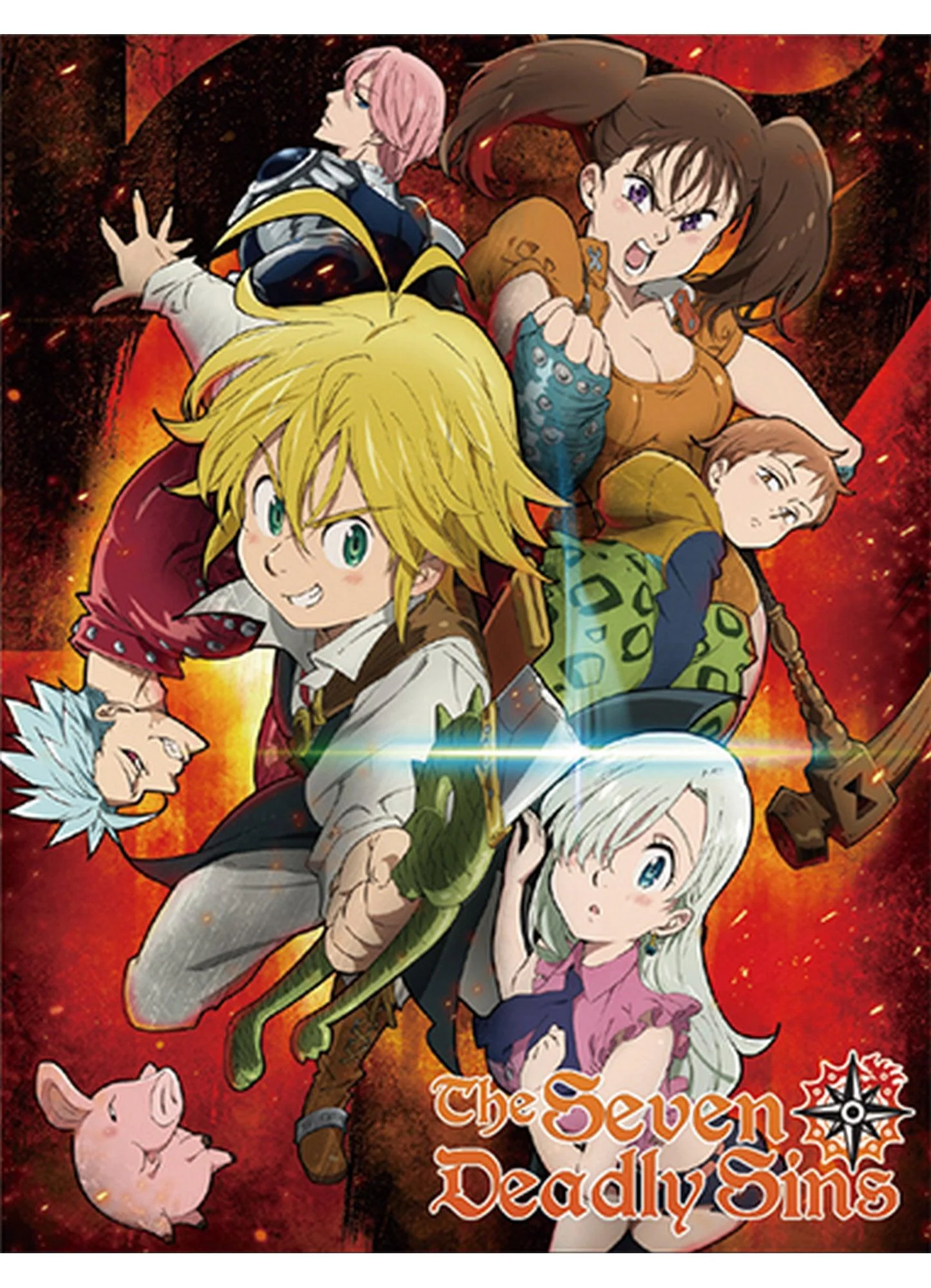 The Seven Deadly Sins - Group 2 Sublimation Throw Blanket