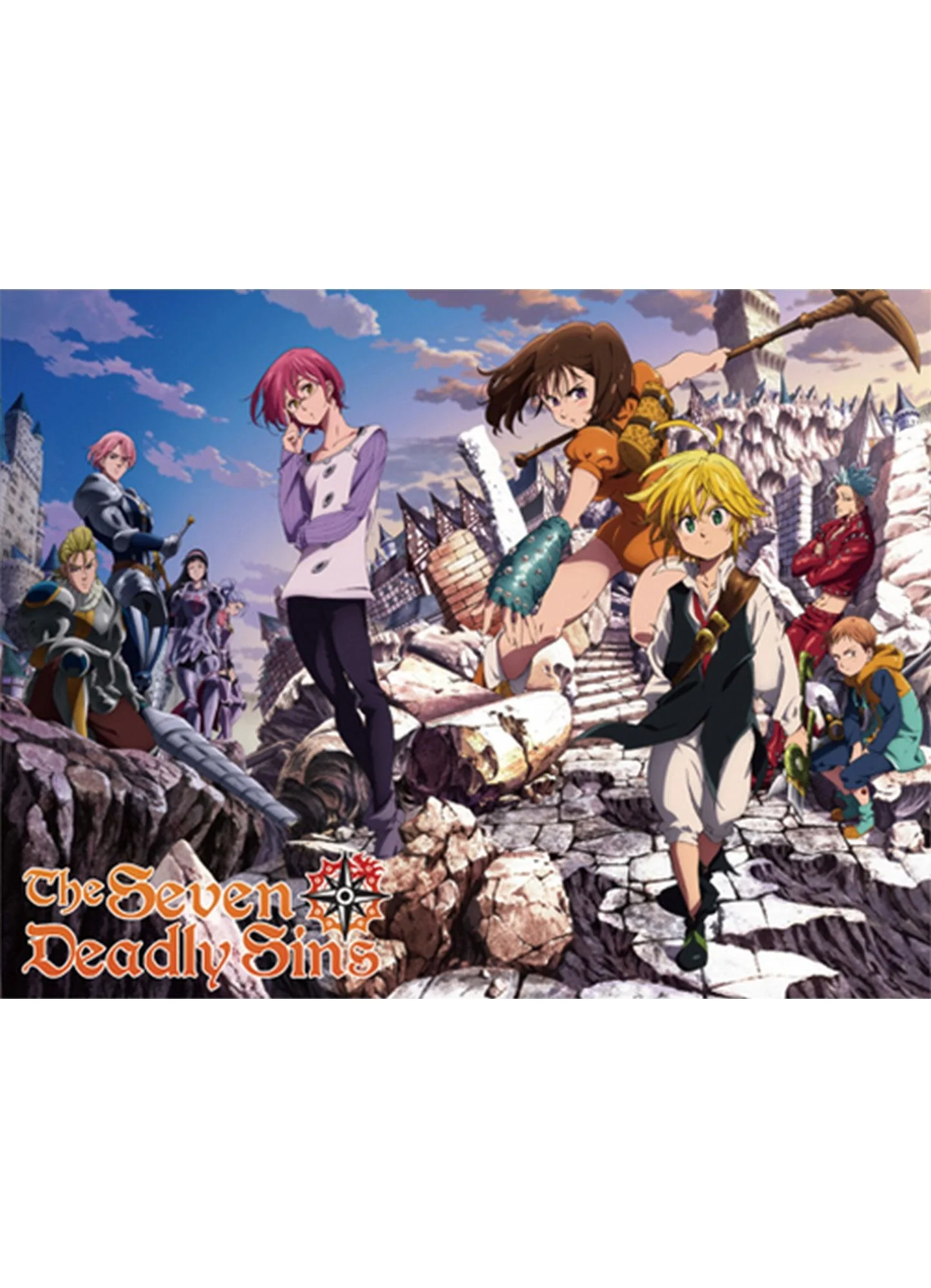 The Seven Deadly Sins - Group Sublimation Throw Blanket