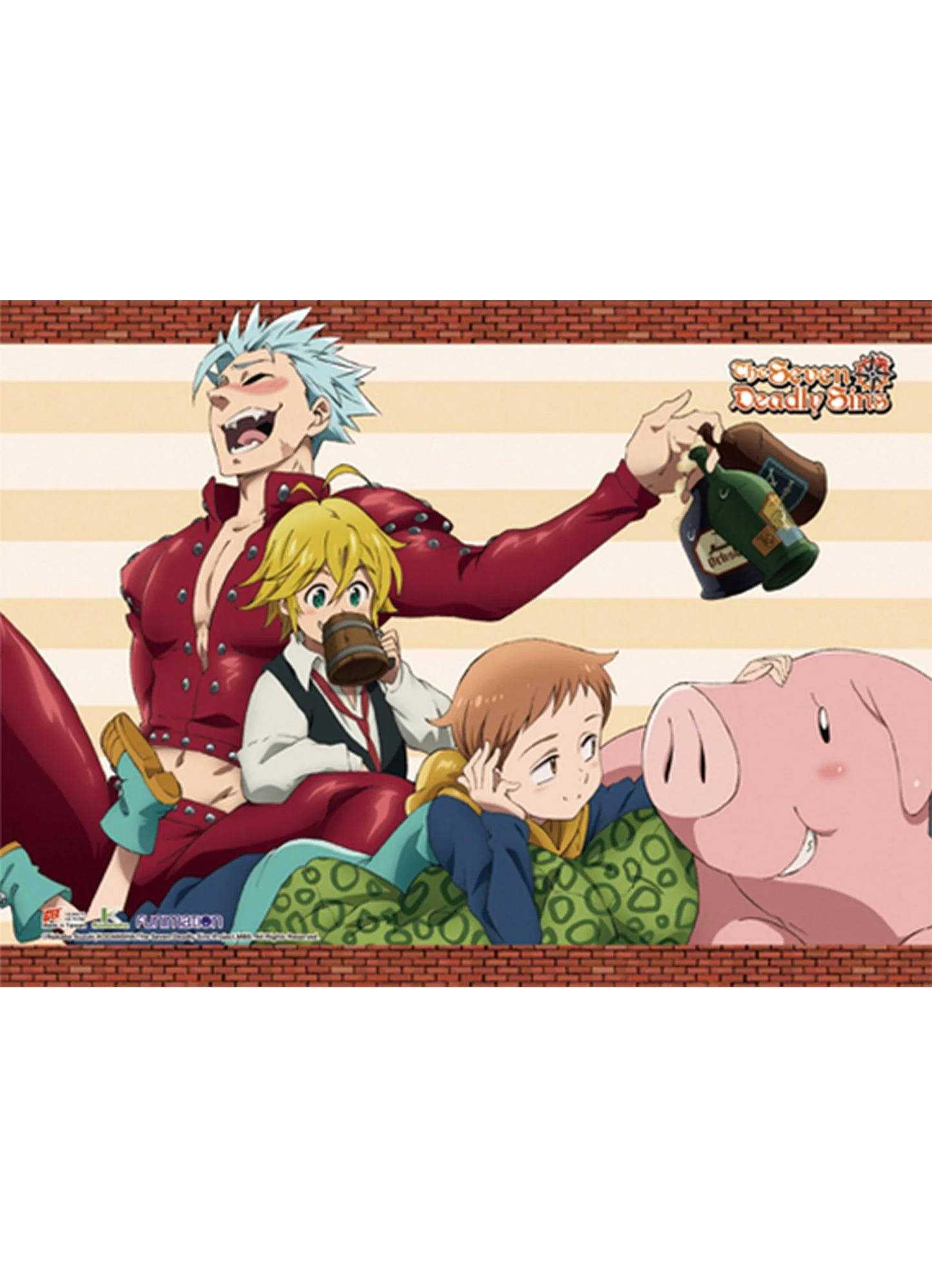 The Seven Deadly Sins - Group Wall Scroll