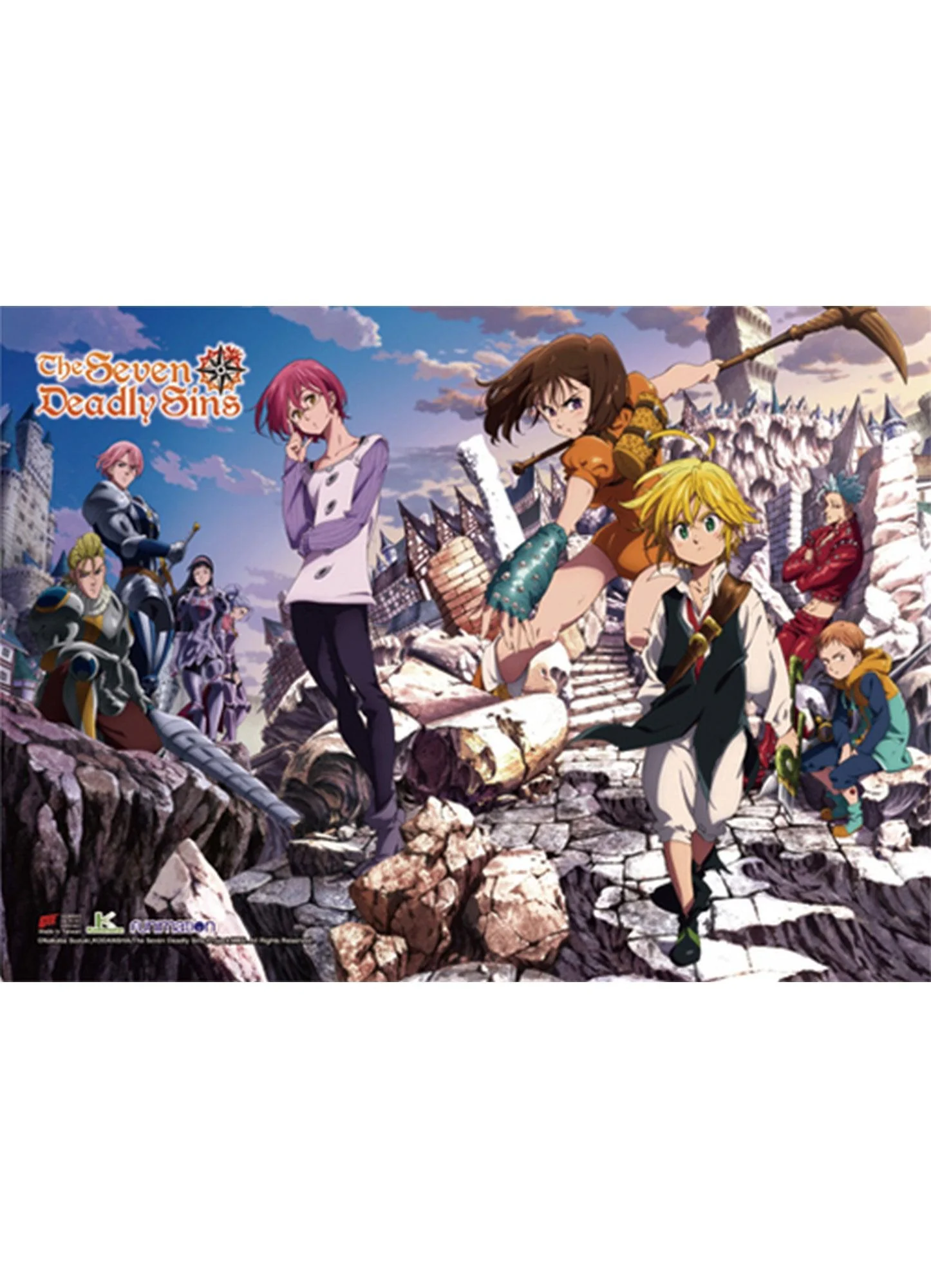The Seven Deadly Sins - Key Art 2 Wall Scroll