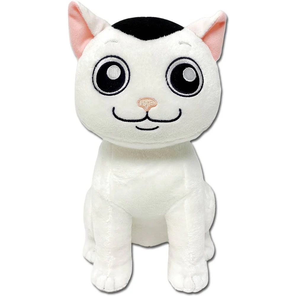 The Way of the Househusband (Manga): Gin (White Cat) Sitting Plush 10" H - Image 2