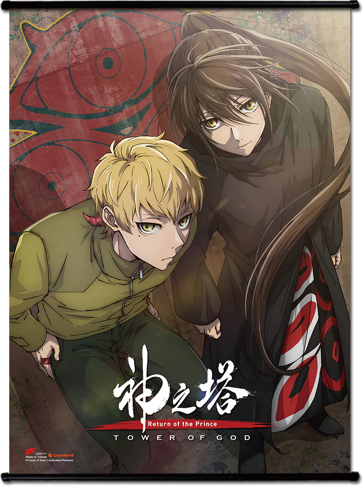 TOWER OF GOD S2 - JUE VIOLE GRACE & JA WANGNAN KEY VISUAL WALL SCROLL