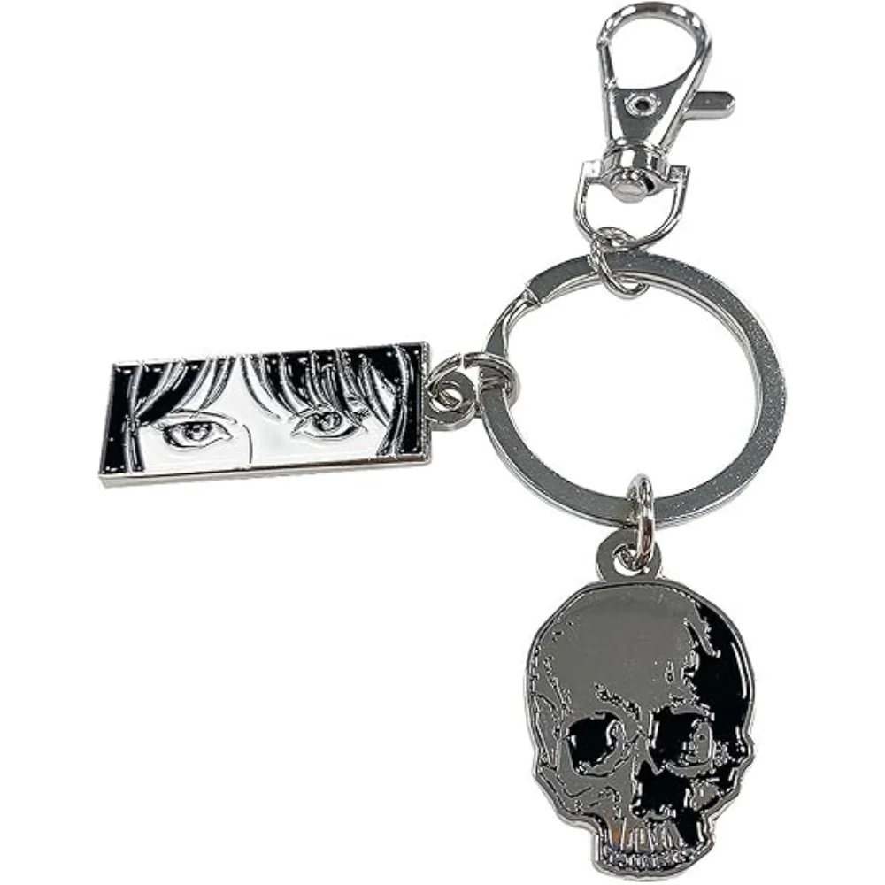 Wednesday - Wednesday Eyes & Skull Metal Keychain