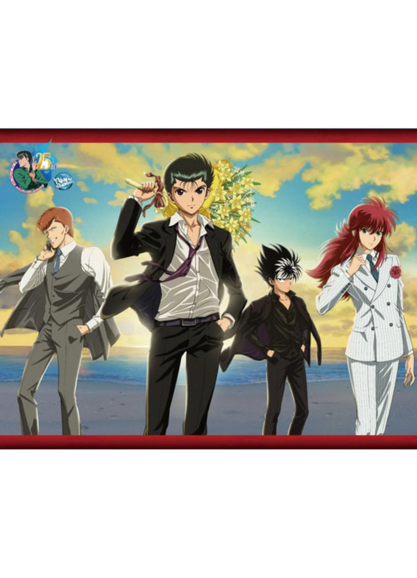 Yu Yu Hakusho - 25th Key Art Sublimation Throw Blanket