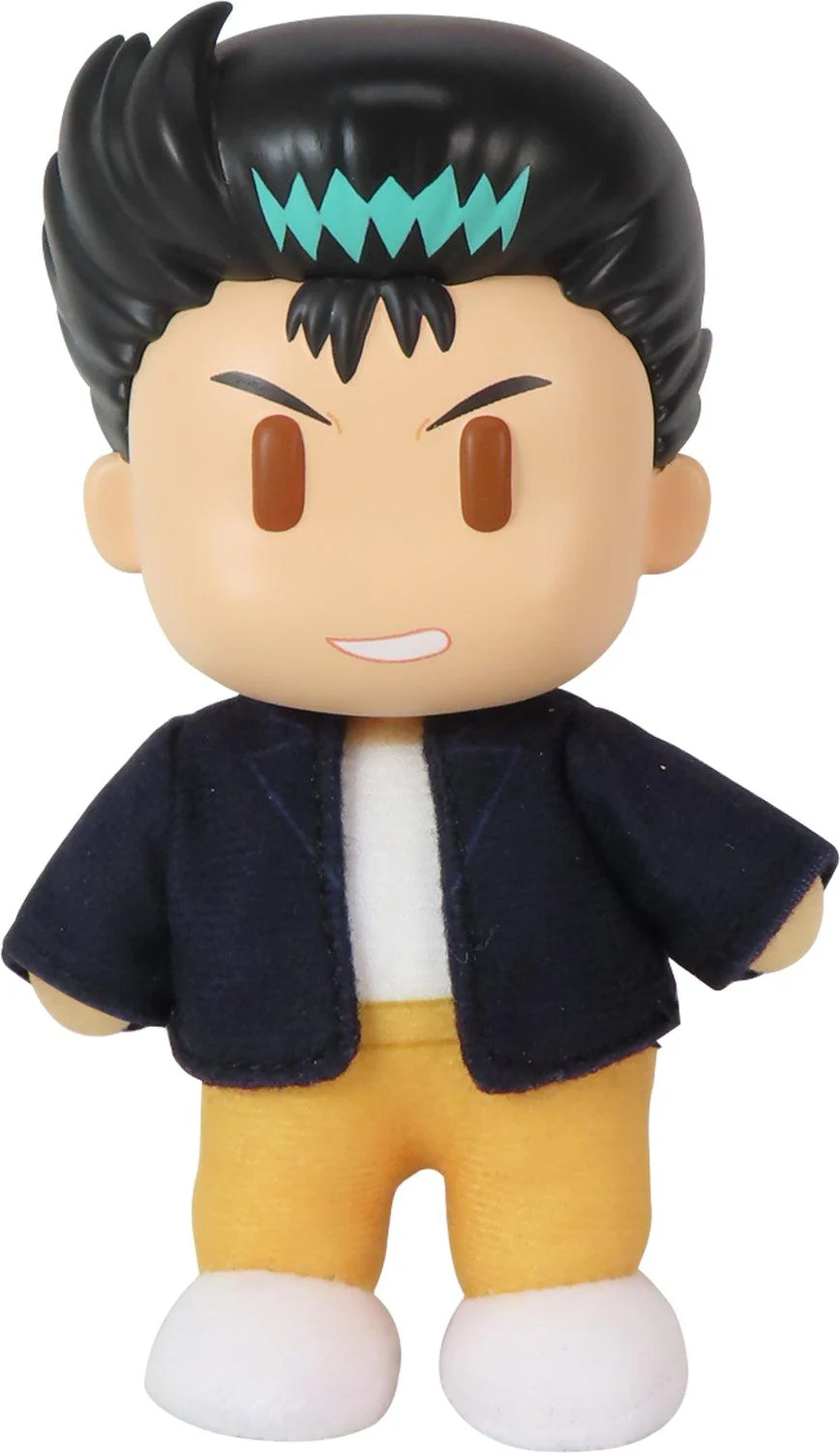 YU YU HAKUSHO - KUWABARA 3 PLASTIC HEAD MOVABLE PLUSH 4.5"H - GE 472358