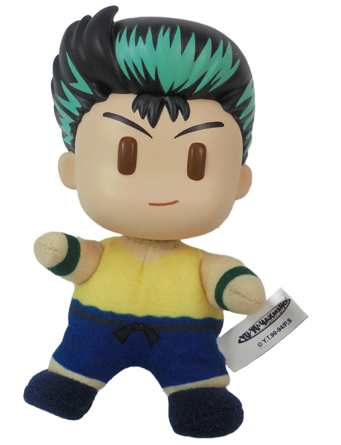 Yu Yu Hakusho - Yusuke Urameshi Plastic Head Movable Plush 4.5"H - GE 472121