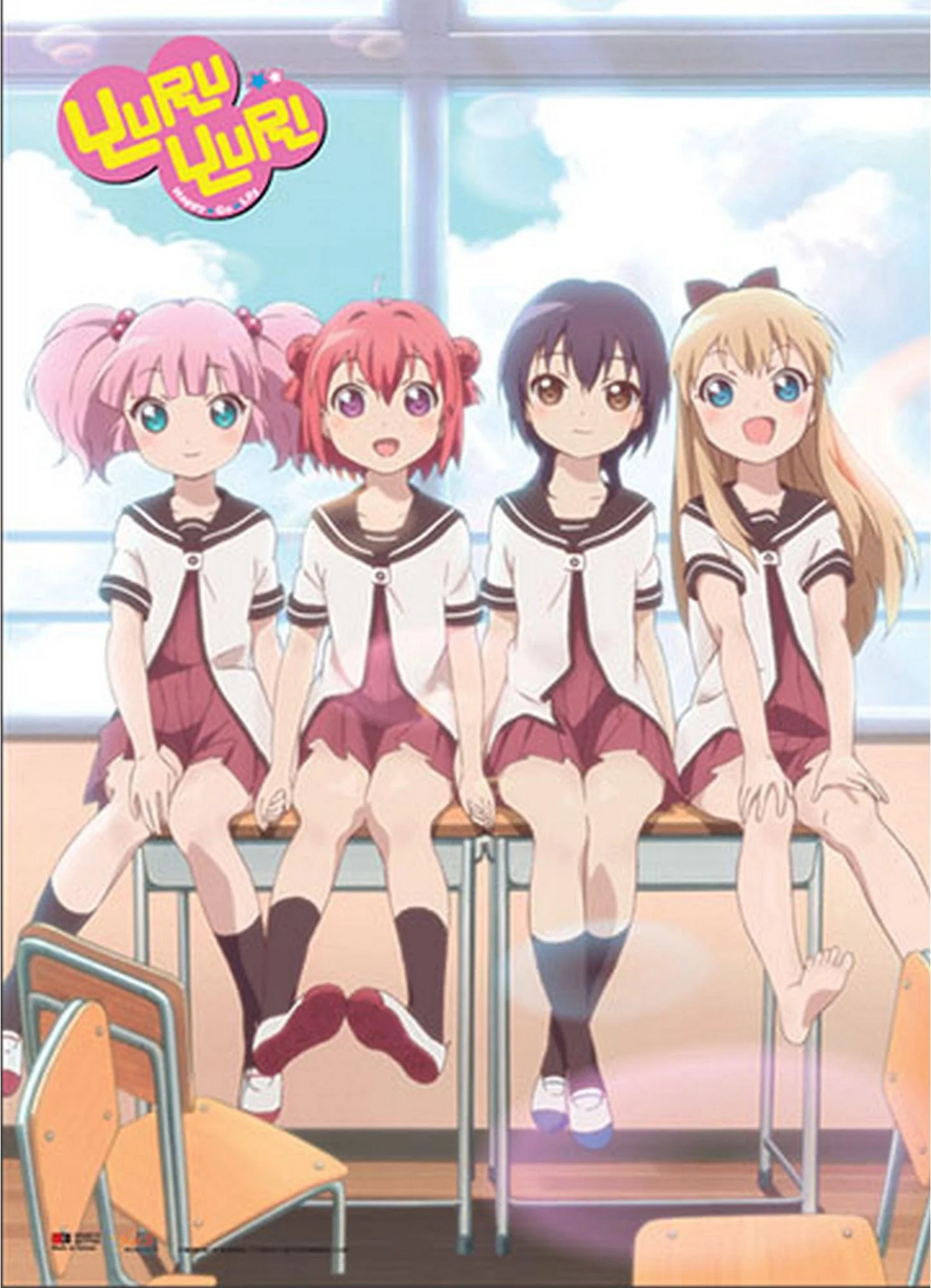 Yuruyuri - Classroom Fabric Poster
